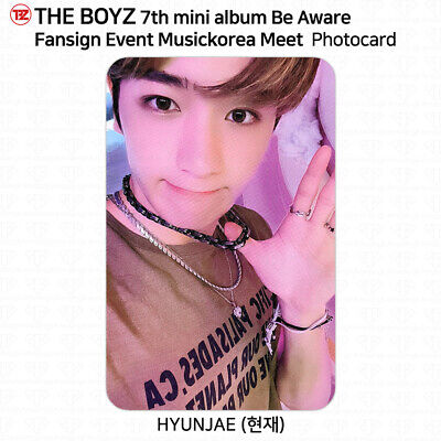 The Boyz 7th Mini Album Be Aware Fan Sign Event Music Korea Withmuu Photocard