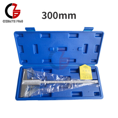 Vernier Inside Outside Depth Gauge 150mm/200mm/300mm Measuring Range Meter