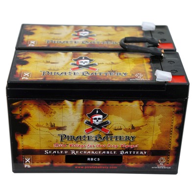 RBC5 UPS Complete Replacement Battery Kit for APC Cartridge #5 SU450 SU700 700