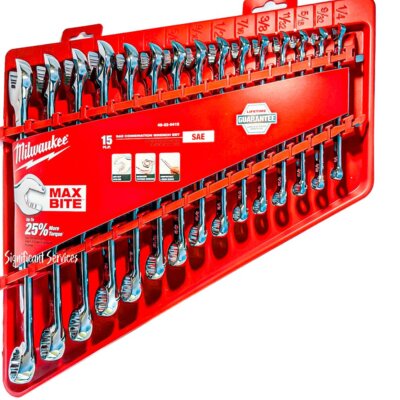 Milwaukee 48-22-2322 Multibit-Antrieb Mit Ratsche – 9-in-1, Edelstahl, Magnetisch