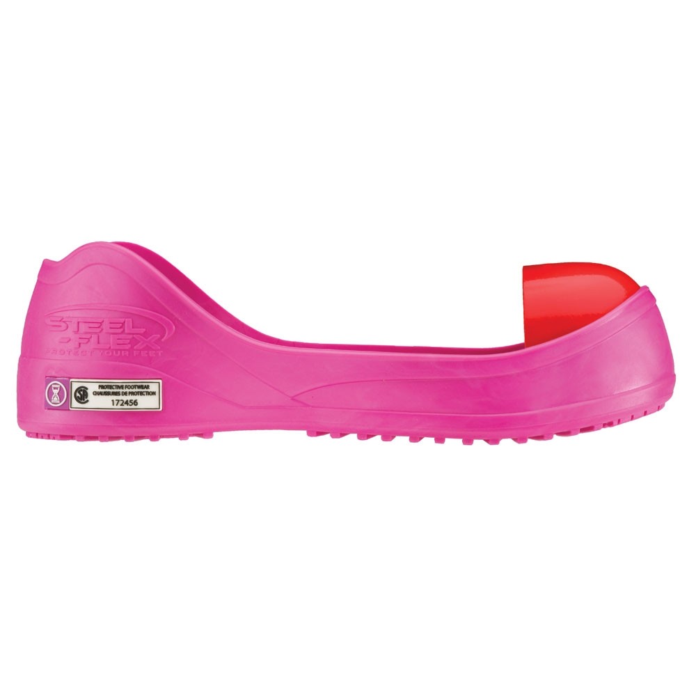 pink steel toe