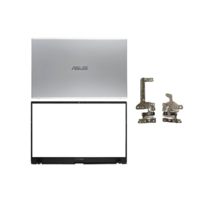 New Silver For ASUS VivoBook X512 X512U V5000F LCD Back Cover+Front Bezel+Hinges