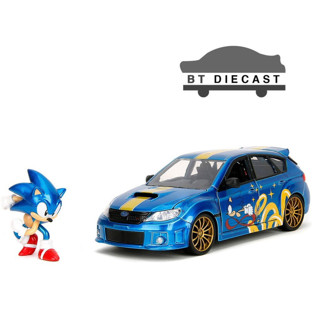 JADA 　ソニック　 Hedgehog 2012 Subaru WRX STI Jada Toys Sonic The Hedgehog 1:24 Subaru WRX STI Die-Cast