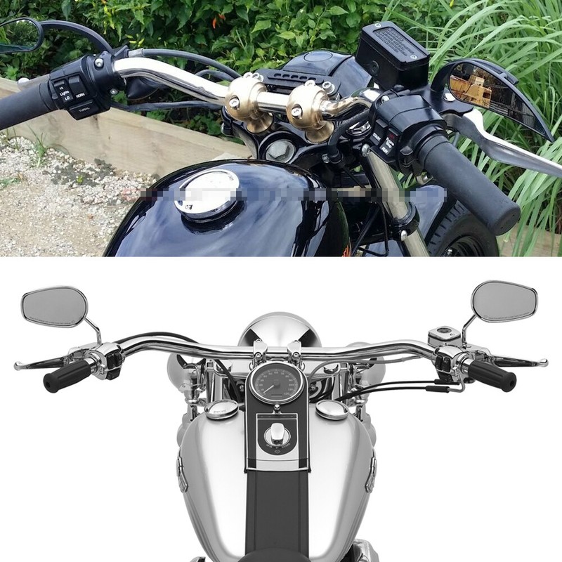  1 inch Chrome Handlebars Drag Bars For Harley Sportster XL 