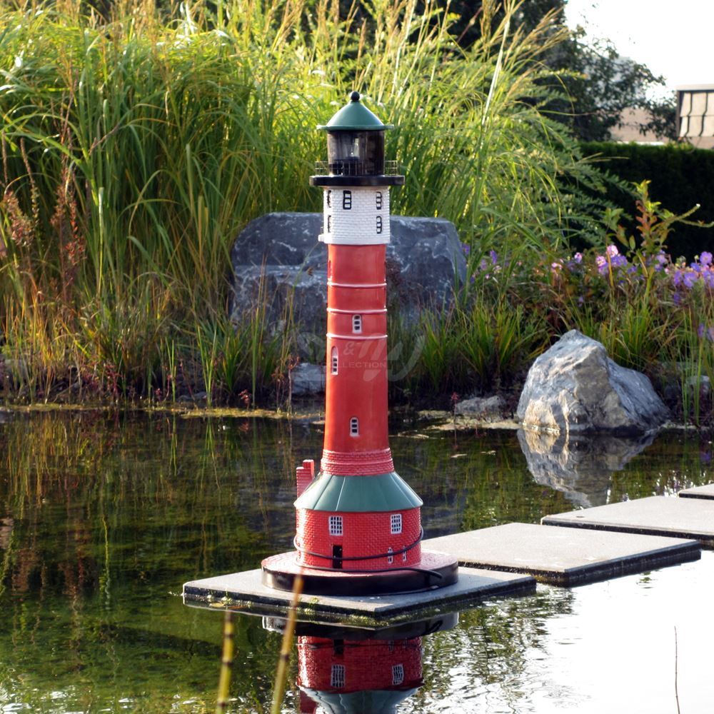 Leuchtturm Wangerooge 95 Cm Deko Garten Figur Nordsee Meer Maritime Dekoration