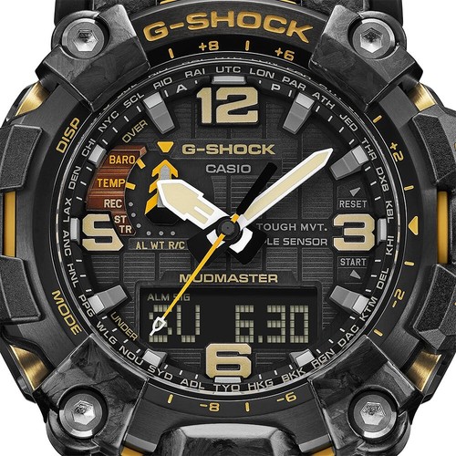 Pre-owned G-shock Casio  Mudmaster Gwg-2000-1a5 Solar Bluetooth Temperature Watch