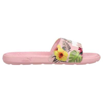 

Женские розовые повседневные сандалии Puma Cool Cat Tropical Floral Slide 38838403, Розовый, Puma Cool Cat Tropical Floral Slide