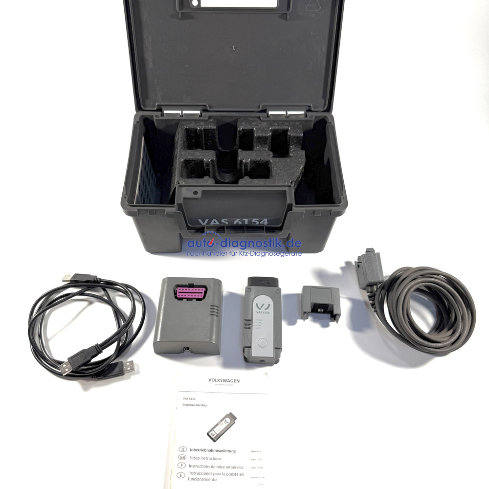 Original VAS6154 Wifi ASE 40543101001 USB Modul Basis Station Komplett Set