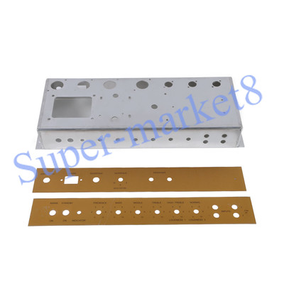 1pc JTM45 Marshal Style Aluminum Guitar Tube Amplifier Chassis DIY Faceplate