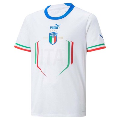 

Puma Italy Away 2223 Replica Crew Neck Short Sleeve Soccer Jersey Youth Boys Siz, Белый, Puma Italy Away 2223 Replica Crew Neck Short Sleeve Soccer Jersey