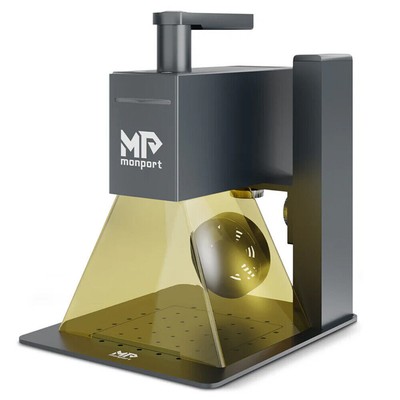 Monport 6W Laser Marking Machine Electric Lifting Engraver Handheld WiFi USB APP