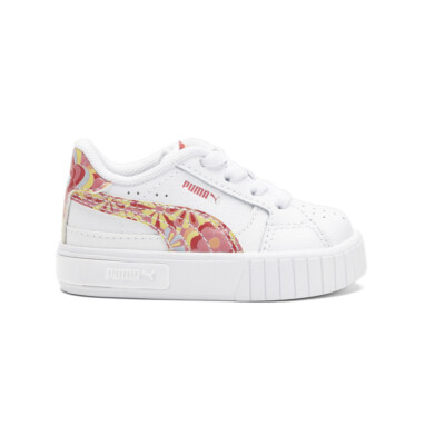 Puma Cali Star Flower Child Ac Slip On  Toddler Girls White Sneakers Casual Shoe