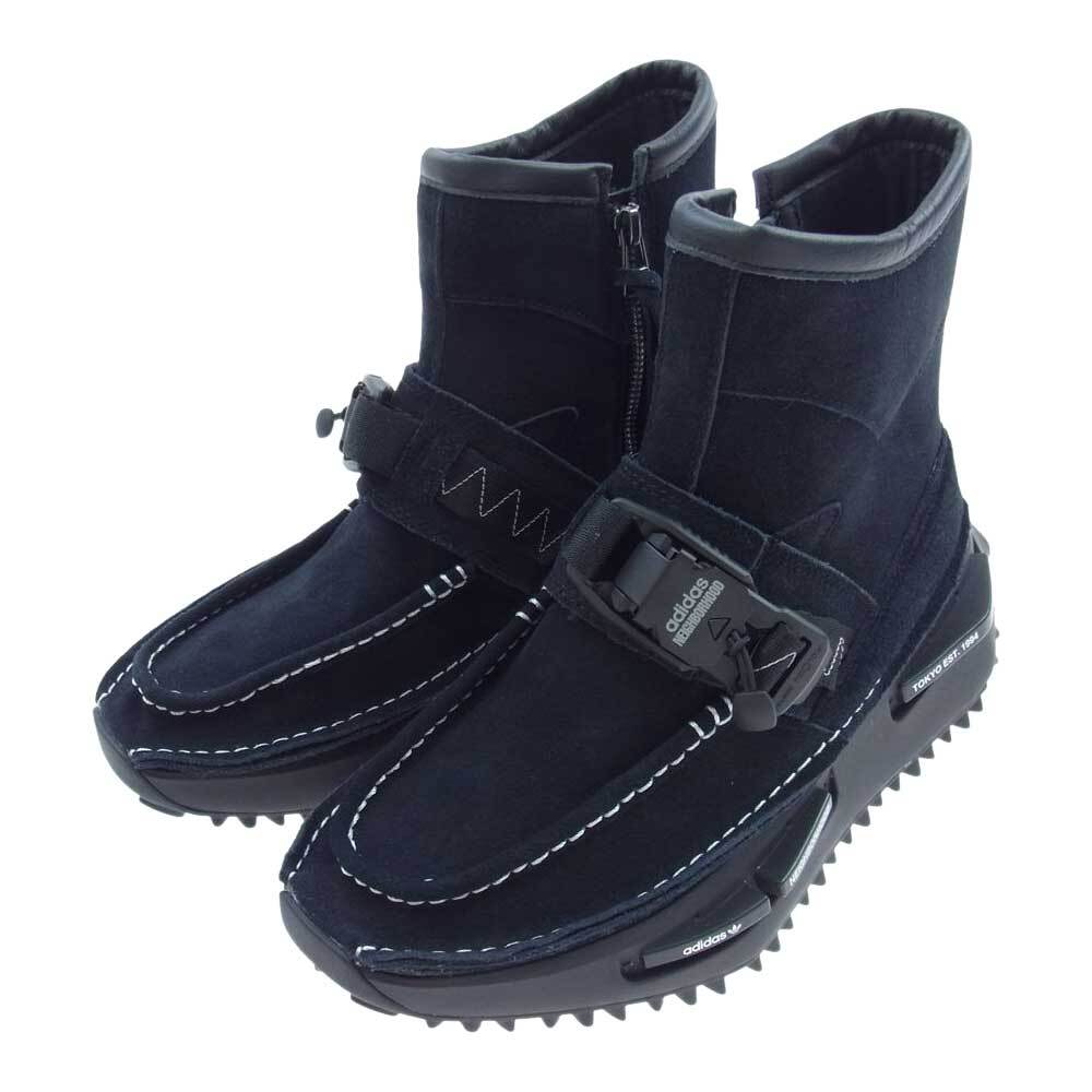 adidas Neighborhood Tokyo NMD S1 Black High Top Laceless