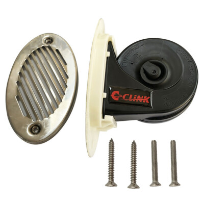 316 Stainless Steel 12V Hidden Flush Mount 5190512 Marine Boat Horn With screws