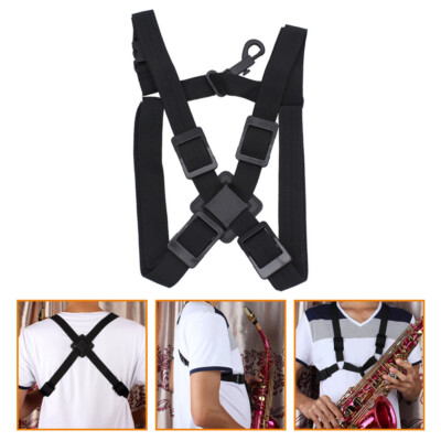  Saxophone Harness Strap Adjustable Saxophone Strap Shoulder Strap Sax Harness