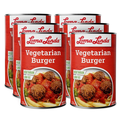 - Plant-Based Meat Substitute (50 Oz) (Vegetarian Burger, 6 Pack)