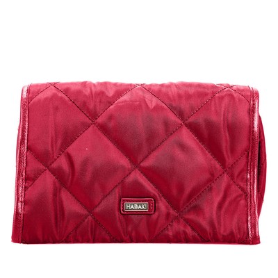 

Hadaki Стеганая подвесная косметичка красная