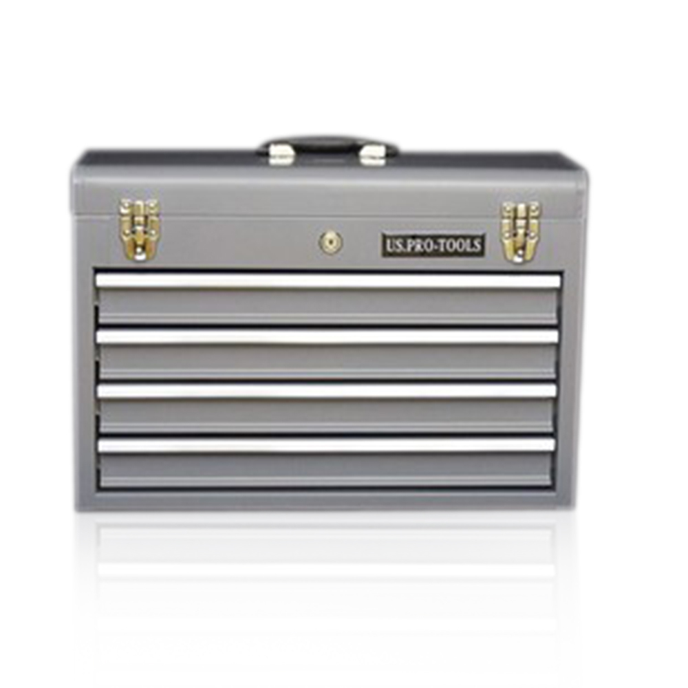 180 US Pro Tools Single Portable Tool Box Chest Srorage Cabinet 4 ...