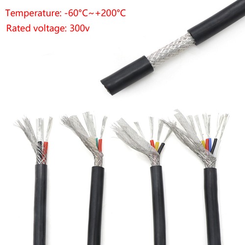 High Flexible Soft Silicone Shielded Cable 2/3/4/6Core Car High Flexible Soft Silicone Shielded Cable 2/3/4/6Core Car