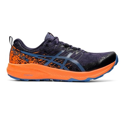 ASICS ASICS HERREN FUJI LITE 2 TRAIL TURNSCHUHE LAUFSCHUHE SNEAKER BLAU ORANGE