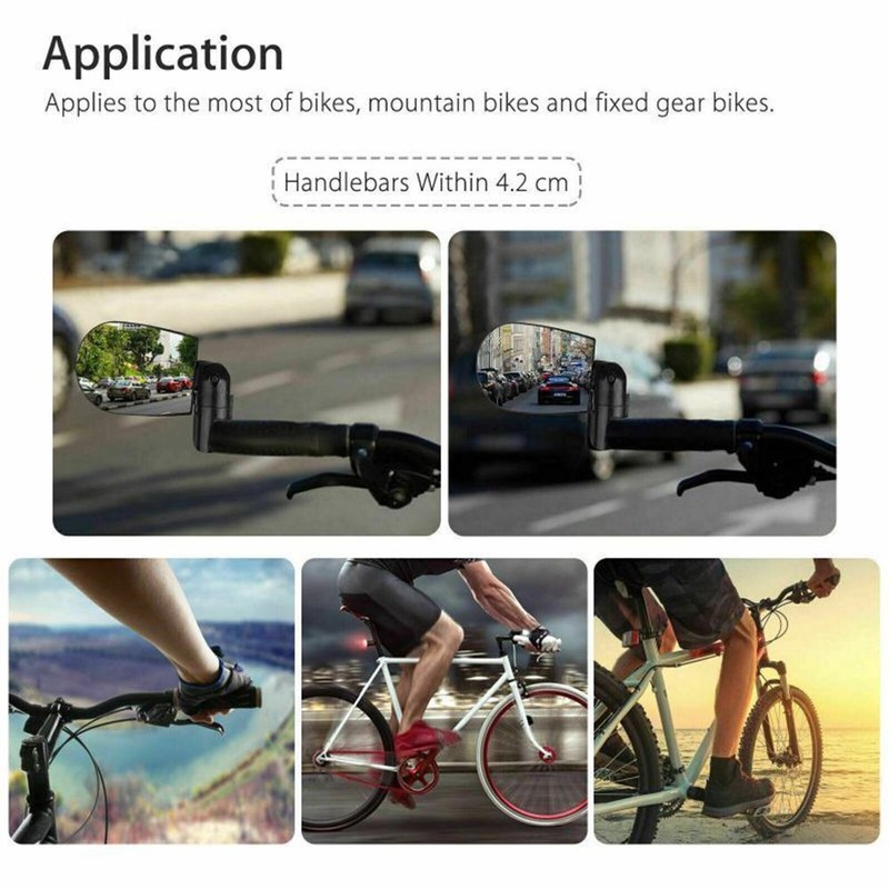 Adjustable Bicycle Mirror Bicycle Reflector Rear View Mirror Mountain Bike
