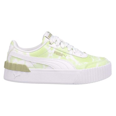 Puma Carina Lift Summer TieDye Platform Женские белые кроссовки Повседневная обувь 3872