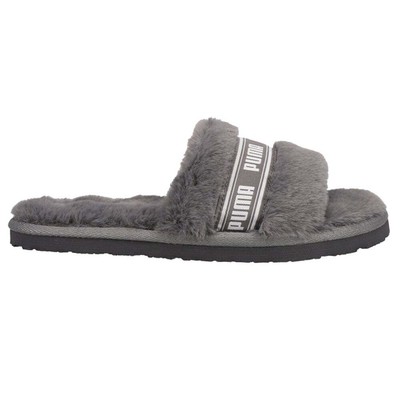 

Серые повседневные сандалии Puma Fluffy Slide Youth Girls 385344-02, Grey, Puma Fluffy Slide Youth