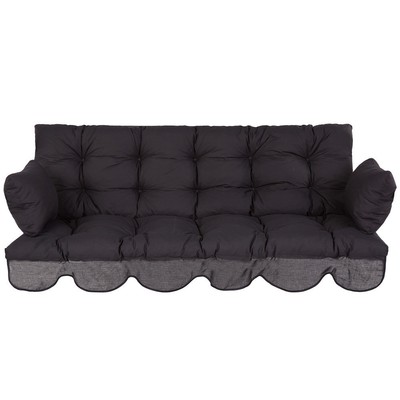 Auflagen Set für Hollywoodschaukel Sitzkissen Sitzpolster Bora / Milano 170 cm