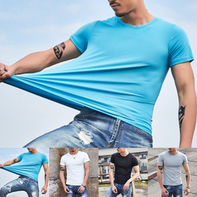 Fitness Top TShirt Bluse Rundhals TShirt Slim Fit Oberteile Sommer