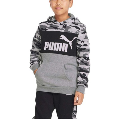 

Puma Ess+ Camo Pullover HoodieYouth Boys Size  Пальто Куртки Верхняя одежда 847343, Черный, Puma Ess+ Camo Pullover HoodieYouth