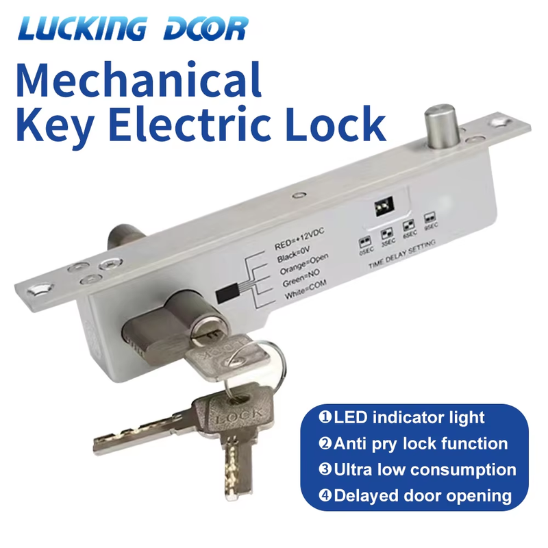 Electric Bolt Lock Fail Secure Electromagnetic Lock for Door Access Control Syst