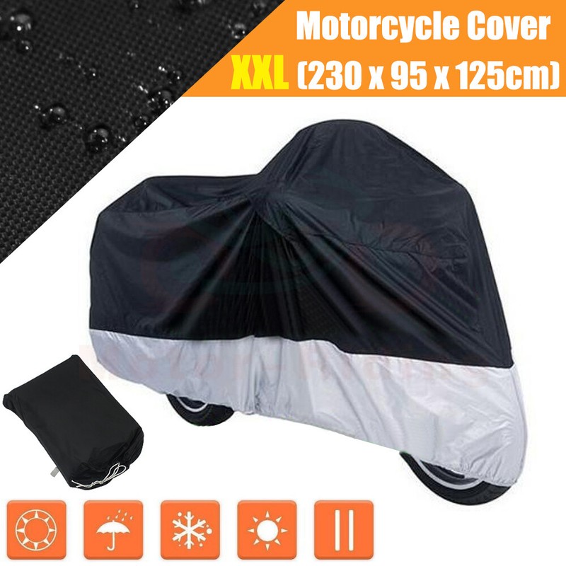 Motorcycle Cover XXL Waterproof Heavy Duty For Winter Outside Storage Snow Rain のeBay公認海外通販｜セカイモン