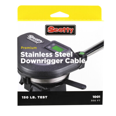 SCOTTY 200FT PREMIUM STAINLESS STEEL REPLACEMENT CABLE