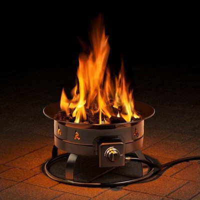 Home Patio Portable Propane Family Fire Pit Essential Outdoor Entertaining
