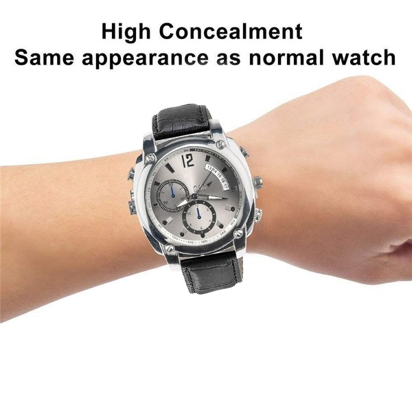 Hidden Camera, Men Fashion Wrist Watch HD 1080 Surveillance Camera - Image 4