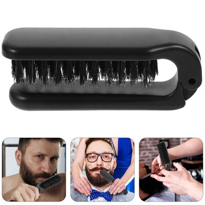 Travel Beard Brush Small Hair Comb Bristle Folding Maintenance