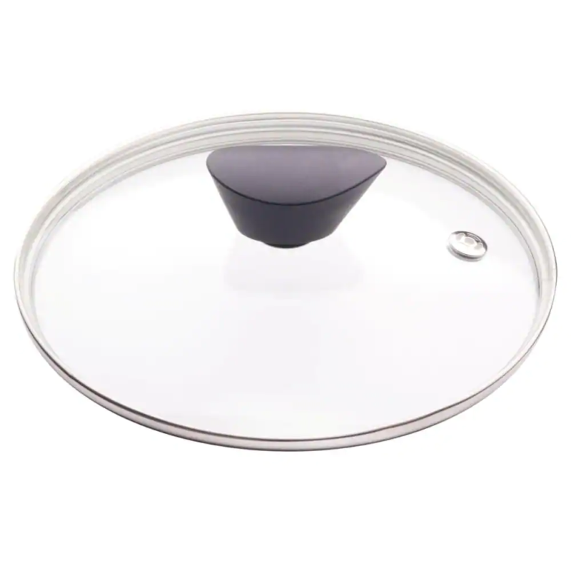 Lid Tempered Glass 8 Inch Round Ergonomic Handle Dishwasher Safe