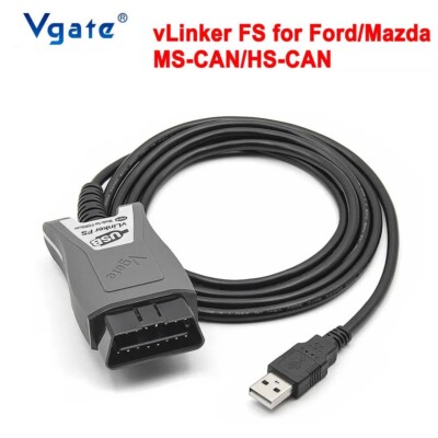 Vgate vLinker FS ELM327 For Ford Mazda FORScan HS/MS-CAN ELM327 OBD2 Scanner