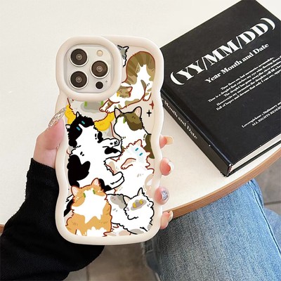 Cute Wave Dog Back Case Hot Cool Cartoon Cover ShockProof Soft For Various Phone