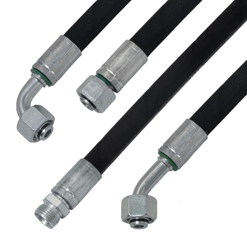 Hydraulikschlauch 2sc Dn10 12l M18x1,5 Dkol Dkol90 Dkol45 Cel - Konfigurierbar