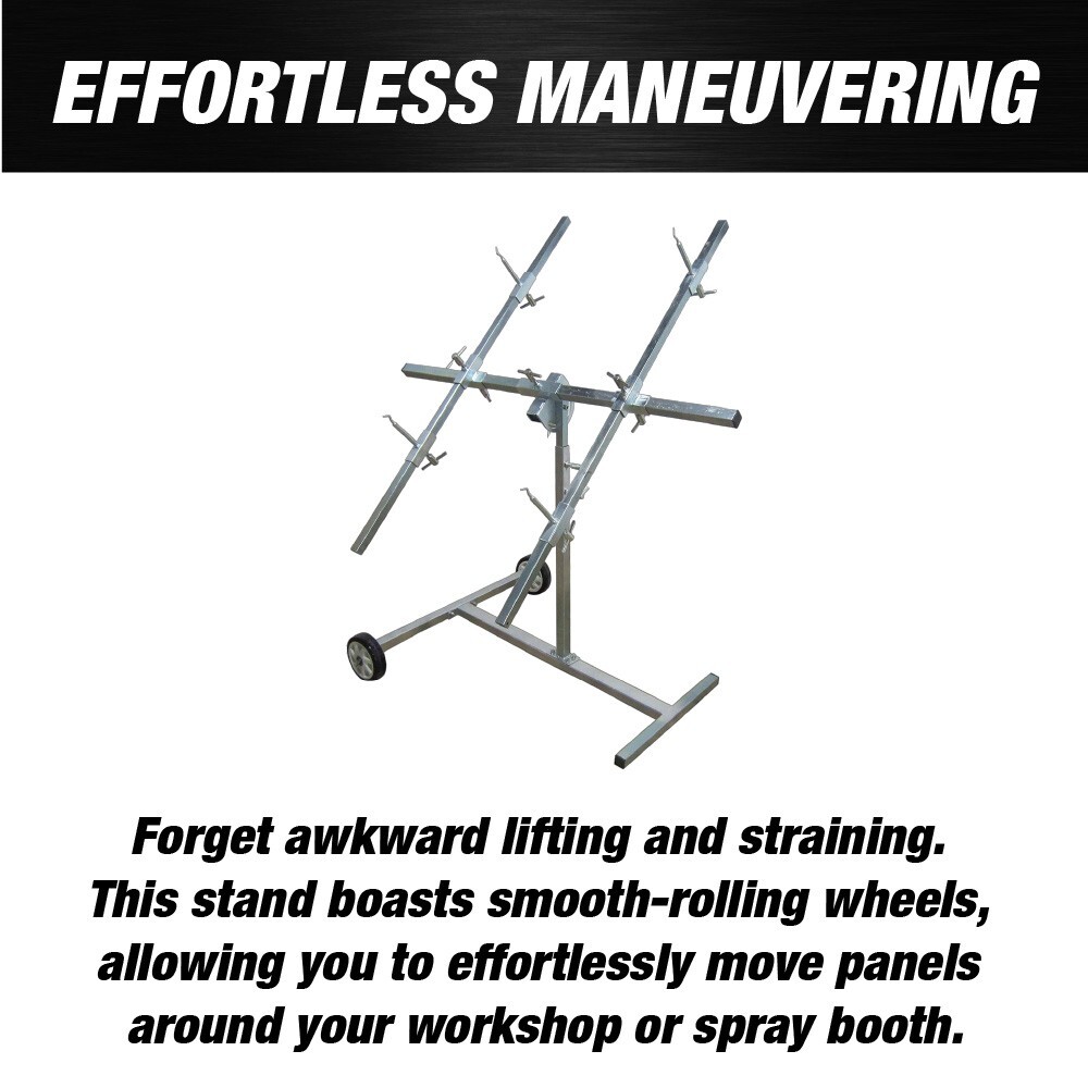 ROTATING PANEL REPAIR PAINT STAND