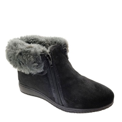 

Женские ботинки David Tate Cuff - черный/замша, Black/suede