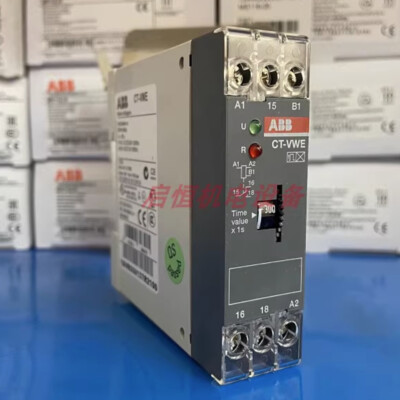 ABB Time Relay CT-VWE,1c/o,0.3-30s, 24VAC/DC 220-240VAC