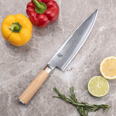 Kai Shun Classic BLONDE Gyuto Chef's Knife 7.87in 200mm DM3706 Damascus knife