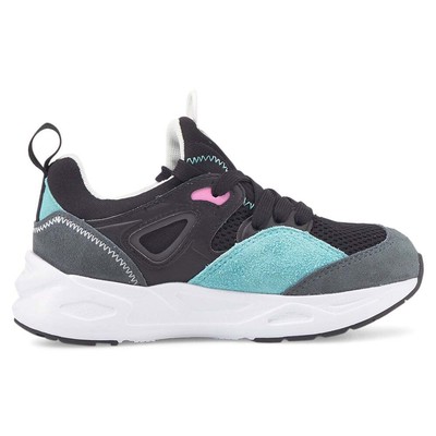 

Повседневная обувь Puma Trc Blaze Lace Up Youth Boys Black Sneakers 384995-01, Черный, Puma Trc Blaze Lace Up Youth