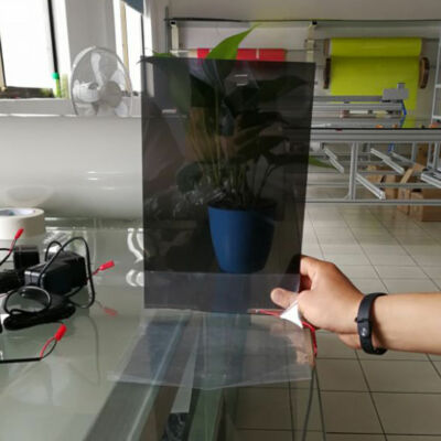 PDLC Smart Film Black Film Self Adhesive Electronic Window Tint Home Use Privacy