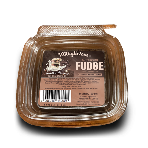 MILKYLICIOUS Walnut Fudge (4 oz)  - Available in 13 Flavors