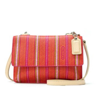 バッグ Coach Legacy Stripe Kisslock Pouch Coach Vintage Satin Legacy Stripe Kisslock Pouch | eBay