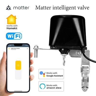 Tuya Wifi/Zigbee Smart Valve Controller For Water Gas Pipeline Auto Shut ON Off