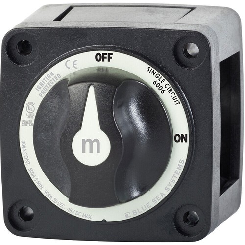 Blue Sea 6006200 Battery Switch Mini ON/OFF  Compact and Reliable Design